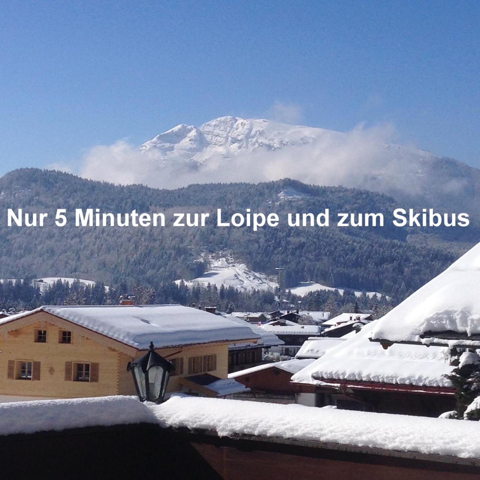 Haus Christl Reit Im Winkl, Kostenloser Parkplatz, 5 Minuten Zum Ortszentrum, Ruhige Lage, Wlan Luaran gambar